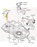 Mitsubishi OEM Fuel Tank Sending Gauge Unit for Evo X (1718A079)