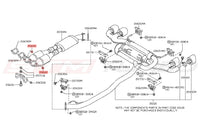Nissan OEM Downpipe to Y-Pipe Exhaust Nut for R35 GTR (20602-41G0A)