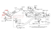 Nissan OEM Downpipe to Y-Pipe Gasket for R35 GTR (20692-24U00)