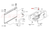 Nissan OEM Radiator Overflow Cap for R35 GTR (21430-C991A)