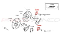 Nissan OEM Radiator Fan Module for R35 GTR (21493-4GA0A)