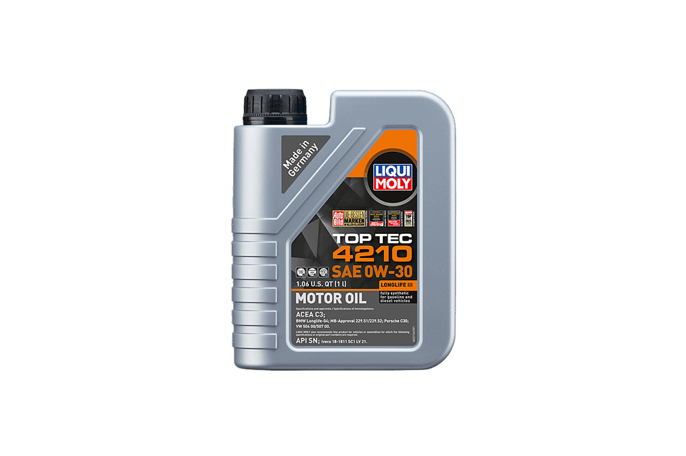 LIQUI MOLY Top Tec 4210 Engine Oil 0W-30 (22156 22158)