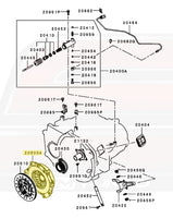 Pressure Plate Diagram for Evo X CZ4A