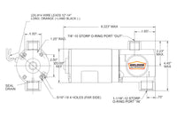 Weldon Electric Racing Fuel Pump -12AN Inlet / -10AN Outlet (2345-A) schematics