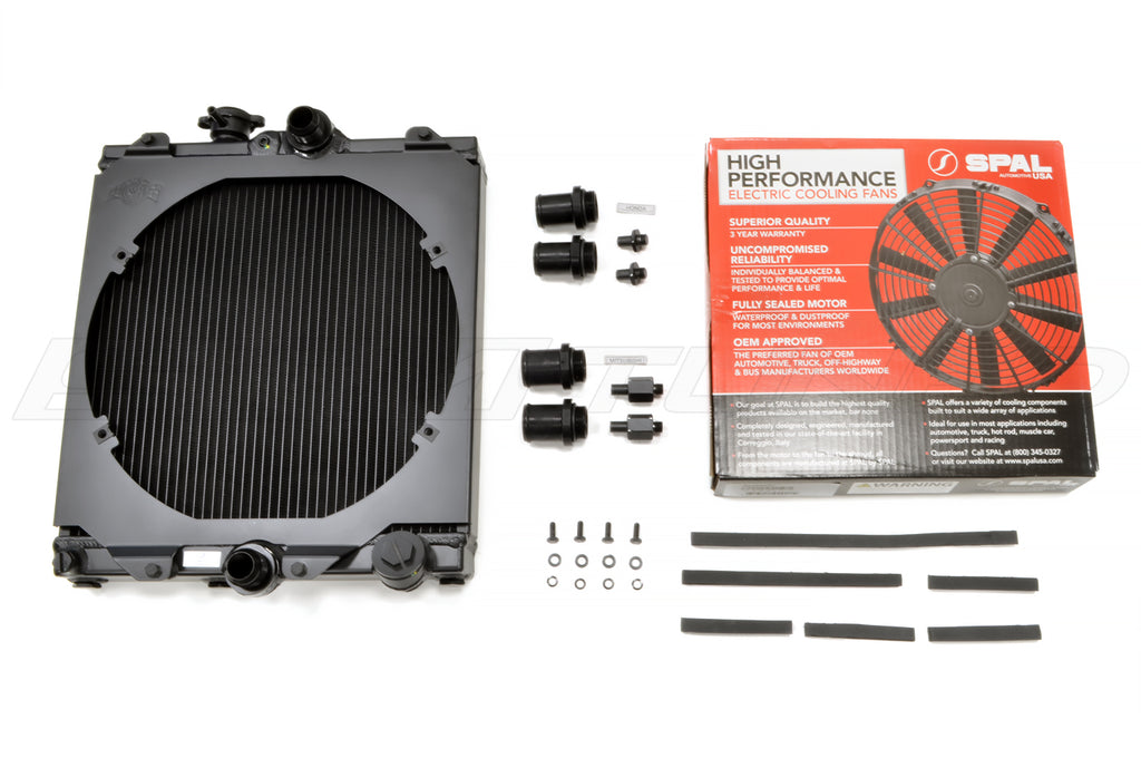 Cv Radiator Kit CSF Half-Radiator Kit for Evo 7/8/9 & EG/EK Civic (2858X 2858XB)