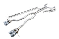 AWE Track Edition Catback Exhaust for BMW G8X M3/M4 (AWE3020-42482) with mid pipe