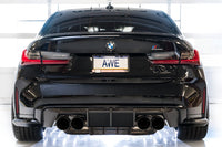 AWE Track Edition Catback Exhaust for BMW G8X M3/M4 (AWE3020-42482) installed