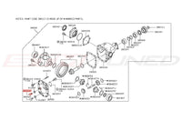 R35 GTR Front Diff Diagram (Fill Plug)