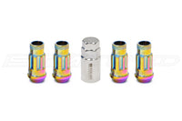 Wheel Mate Monster Locking Lug Nuts (Wheel Mate Monster Locking Lug Nuts (33002N Neon Rainbow Chrome)