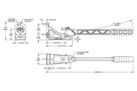 Wilwood Hand Brake Lever Assembly (Horizontal) (340-14768)