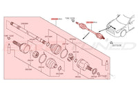 Nissan OEM Front Right Axle for R35 GTR (39100-JF00A)