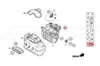 Temerario Example Exhaust Clamp Diagram  (420251143)