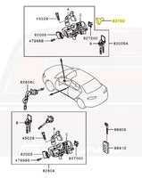 Mitsubishi OEM Keyless Ignition Cap for Evo X (4408A031)