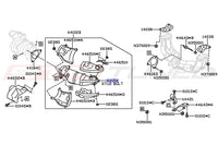 2022 WRX Catalytic Converter Stud Diagram (44154AA000/44154)