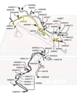 Mitsubishi OEM Power Steering Oil Pressure Line for Evo X (4455A116)