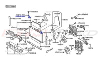 2024 WRX Left Radiator Bracket Diagram (45124B)