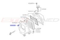 Subaru OEM Air Box Insulator Grommet Screw Diagram for 2024 WRX (46022B)