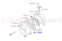 Subaru OEM Air Box Mount Grommet Diagram for 2024 WRX (46022)