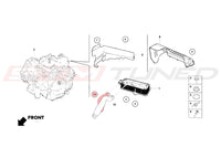 Audi OEM Trans Oil Cooler Coolant  Hose for 17+R8/Huracan (4S0121475F)