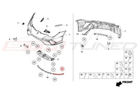 Lamborghini OEM Front Lower Left Spoiler for Huracan Performante (4T0825871)