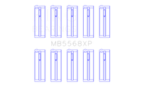 King Engine Bearings Acura D16A1/97-01 Honda H22A4/98+ F23A Performance Main Bearing Set - Size STD