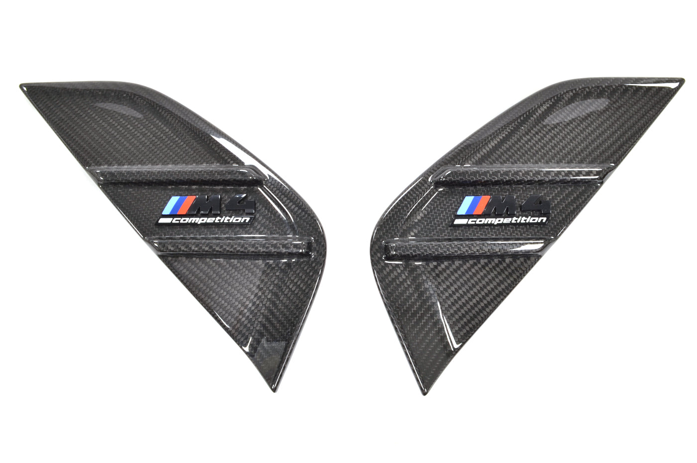 BMW G82/G83 M4 Competition Carbon Fiber Fender Badges