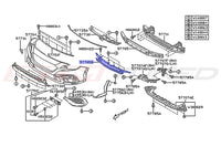 Subaru OEM Front Bumper Brace Diagram for 2024 WRX (57705B)