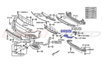 Subaru OEM Front Bumper Corner Bracket Diagram for 2024 WRX (57707AF/57707AG)