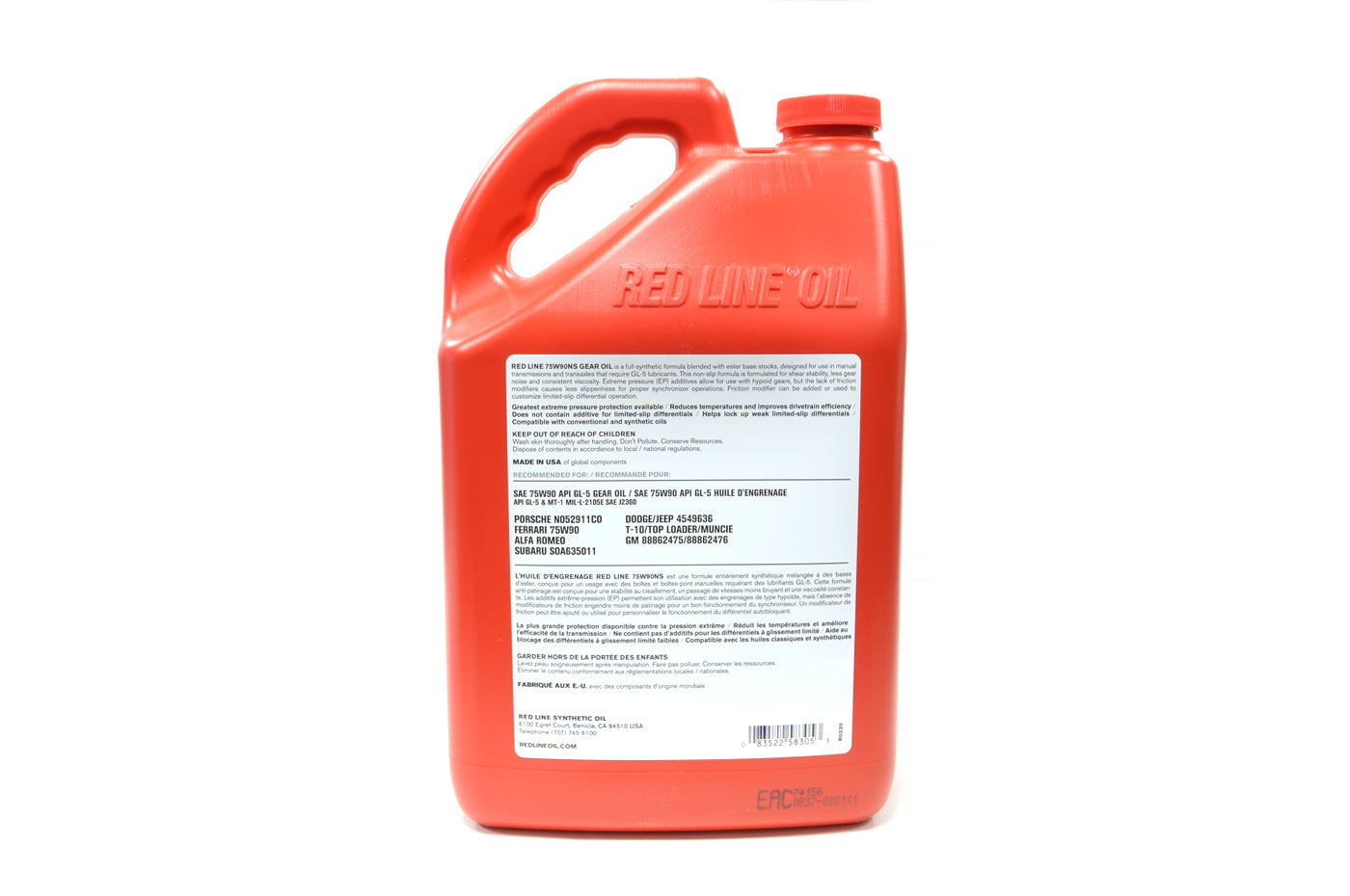 58305-red-line-75W90NS-gl5-
