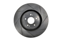 R1 Concepts Black Series Slotted Brake Rotors for Evo X