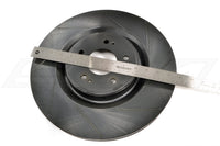R1 Concepts Black Series Slotted Brake Rotors for Evo X