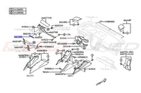 Subaru OEM Dash Fuse Lid Diagram for 2024 WRX (66130C)