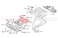 Nissan OEM Under Cover for R35 GTR (75881JF00C - Standard)