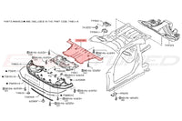 Nissan OEM Under Cover for R35 GTR (75881JF02B - Nismo)