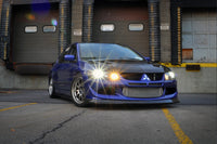 Nokya Yellow H11 Fog Lights installed on an Evo 8