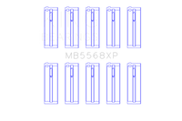 King Engine Bearings Acura D16A1/97-01 Honda H22A4/98+ F23A Performance Main Bearing Set - Size STD