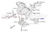 2022 WRX Turbo Lower Heat Shield Bolt Diagram (808206010/J20601)