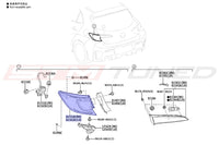 GR Corolla Taillight Diagram (81551D/81561D)
