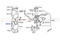Subaru OEM Battery Tie Down Rod Long Diagram for 2024 WRX (82161*A)