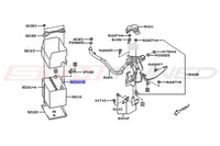 Subaru OEM Battery Tie Down Rod Short Diagram for 2024 WRX (82161)