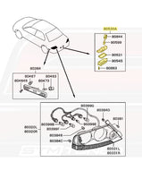 Mitsubishi OEM Rear License Plate Light for USDM Evo 8/9 (8341A099)