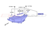 Subaru OEM Limited Headlight Diagram for 2024 WRX
