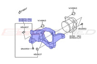 Subaru OEM Fog Light Bracket Diagram for 2022+ WRX (84927N 84927O)