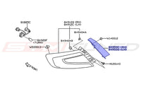 Subaru OEM Tail Light Cover Diagram for 2024 WRX (84953C 84953D)