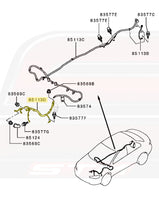 OEM Evo X Positive Battery Cable Diagram (85113D)