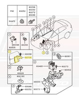 Mitsubishi OEM Relay Box Mounting Bracket for Evo X (8565A120)