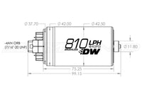 DeatschWerks DW810 810LPH In-Tank Fuel Pump & Install Kit (9-811-1002)