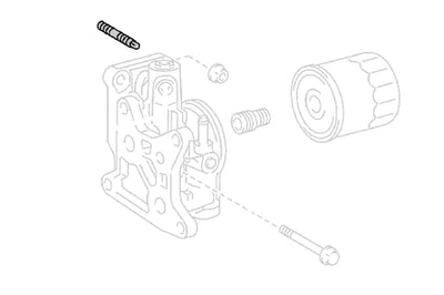 Toyota OEM Engine Oil Filter Housing Stud for GR Corolla (90126A0023)