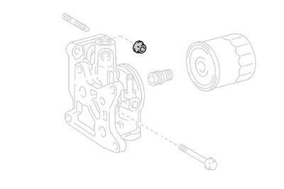 Toyota OEM Engine Oil Filter Housing Nut for GR Corolla (90178A0048)