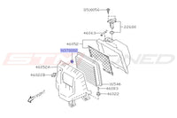 Subaru OEM Air Box Insulator Grommet Nut Diagram for 2024 WRX (N370002)